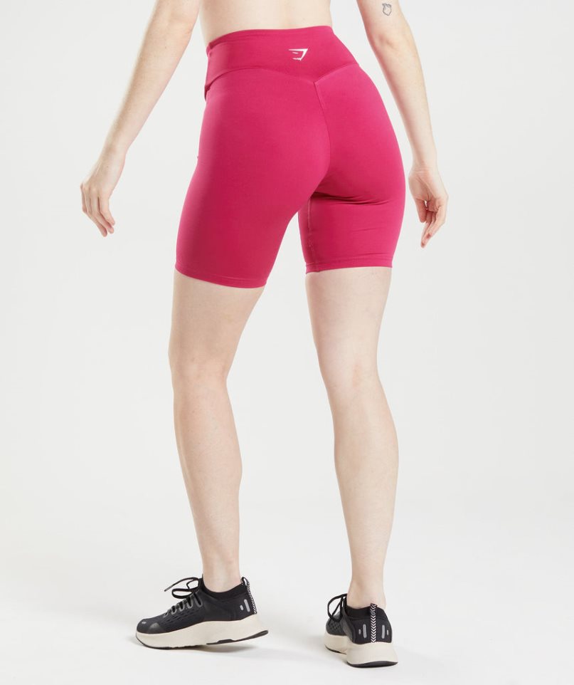 Women's Gymshark Training Cycling Shorts Pink | CA 01563A